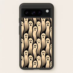 Vintage Wriggly Ghost Pattern  -  Phone Case for Google Pixel 8 Pro