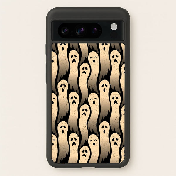 Vintage Wriggly Ghost Pattern  -  Phone Case for Google Pixel 8 Pro