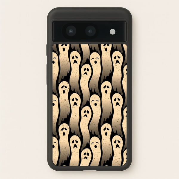Vintage Wriggly Ghost Pattern  -  Phone Case for Google Pixel 8a