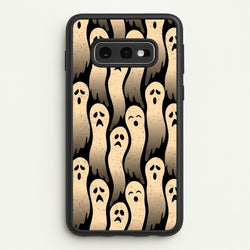 Vintage Wriggly Ghost Pattern  -  Phone Case for Galaxy S10e