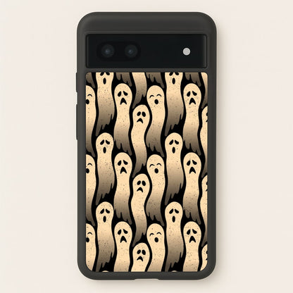Vintage Wriggly Ghost Pattern  -  Phone Case for Google Pixel 6a