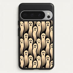 Vintage Wriggly Ghost Pattern  -  Phone Case for Google Pixel 9 Pro XL
