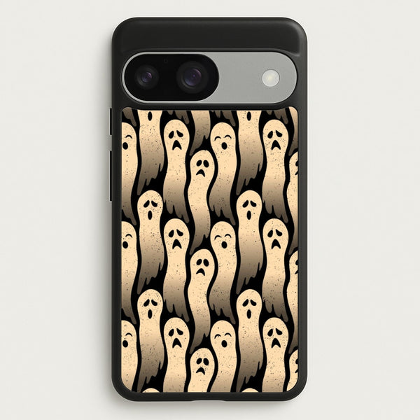 Vintage Wriggly Ghost Pattern  -  Phone Case for Google Pixel 9 / 9 Pro