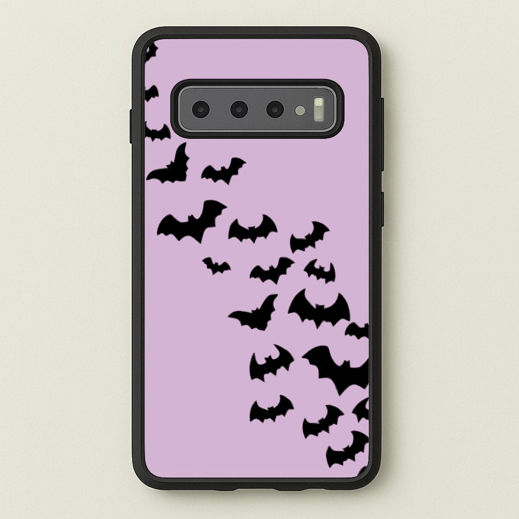 Bats - Halloween  - Halloween Phone Case for Galaxy S10 Plus