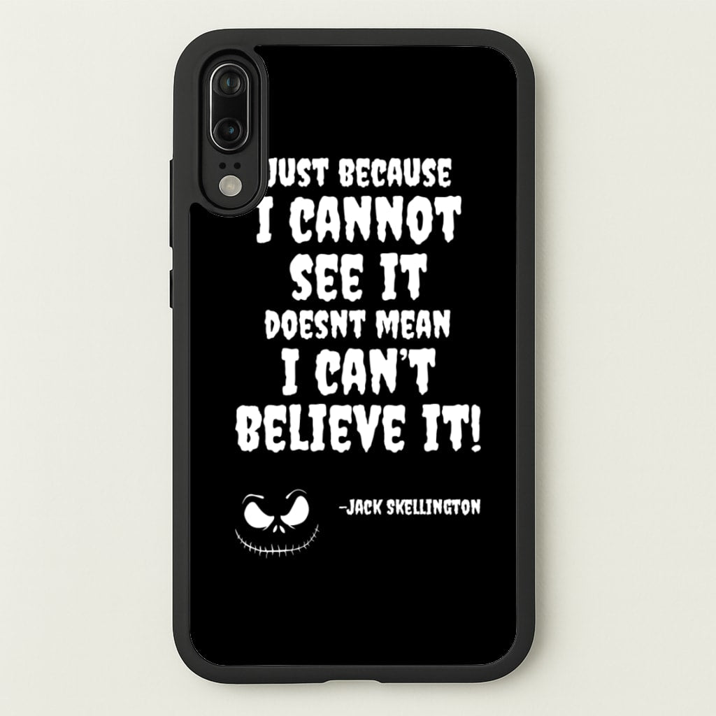 TNBC - Jack Skellington  - Halloween Phone Case for Huawei P20