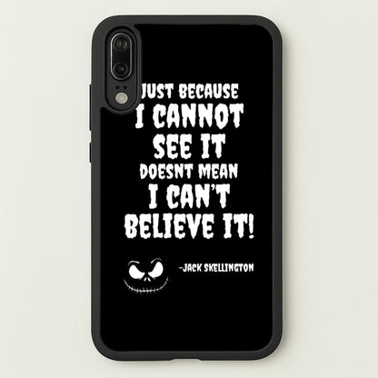 TNBC - Jack Skellington  - Halloween Phone Case for Huawei P20