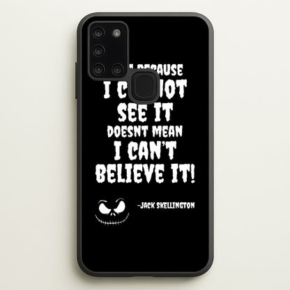 TNBC - Jack Skellington  - Halloween Phone Case for Galaxy A21s