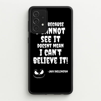 TNBC - Jack Skellington  - Halloween Phone Case for Galaxy A52 / A52s
