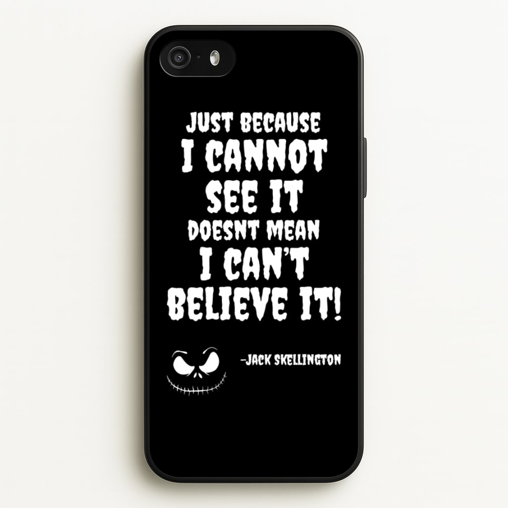 TNBC - Jack Skellington  - Halloween Phone Case for iPhone 5 / 5s / SE 2016