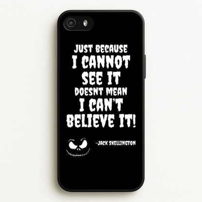 TNBC - Jack Skellington  - Halloween Phone Case for iPhone 5 / 5s / SE 2016