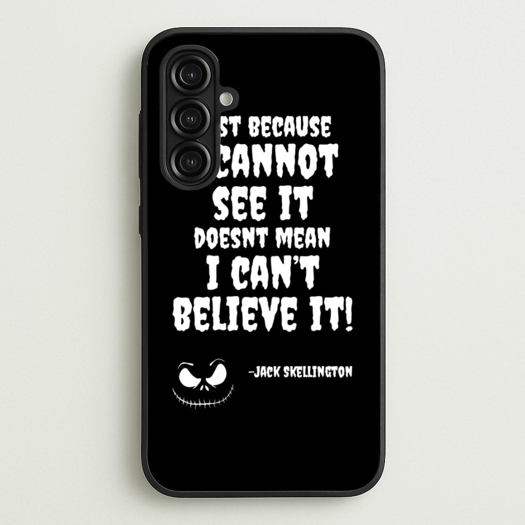 TNBC - Jack Skellington  - Halloween Phone Case for Galaxy A16