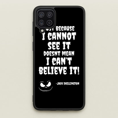 TNBC - Jack Skellington  - Halloween Phone Case for Galaxy A12