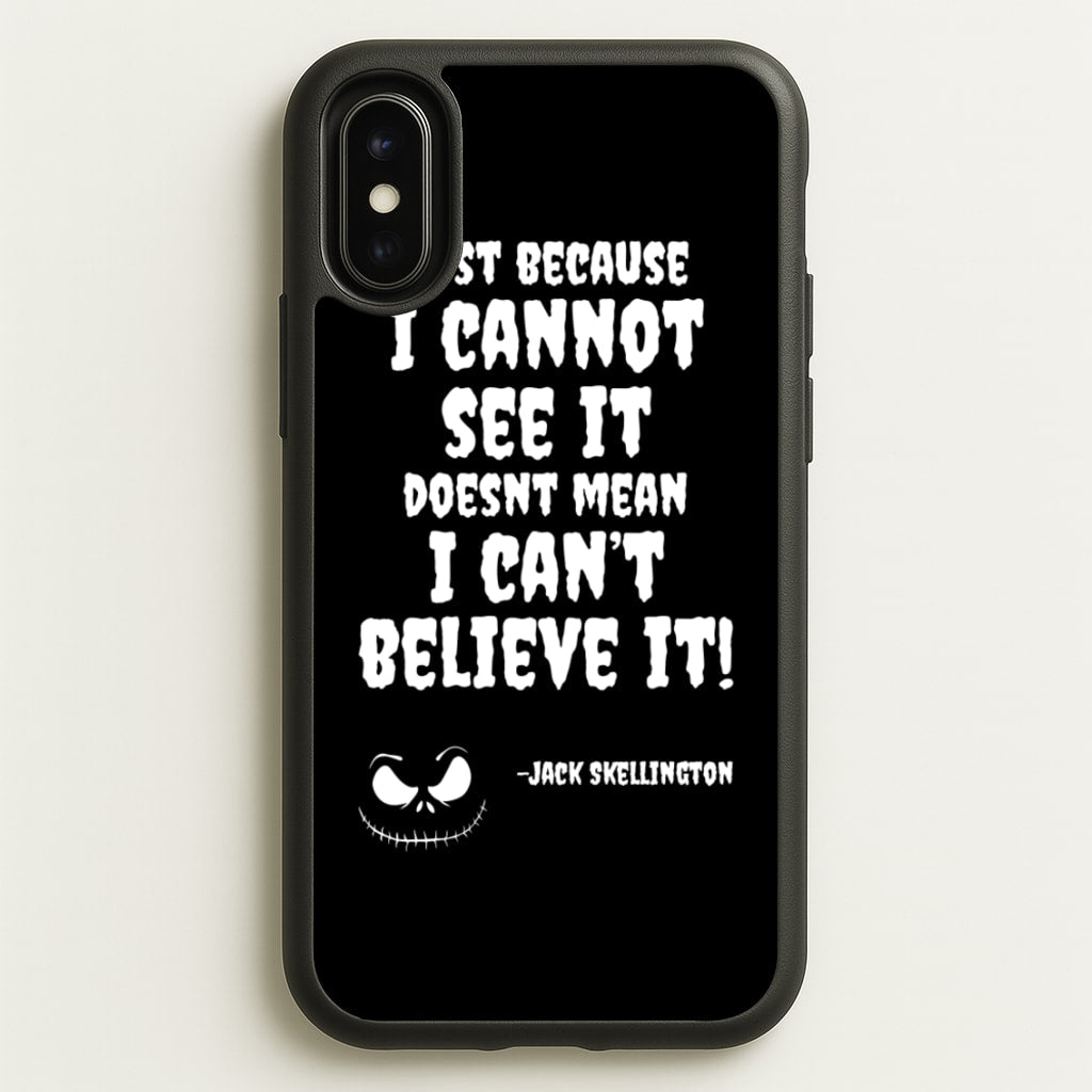 TNBC - Jack Skellington  - Halloween Phone Case for iPhone X / XS