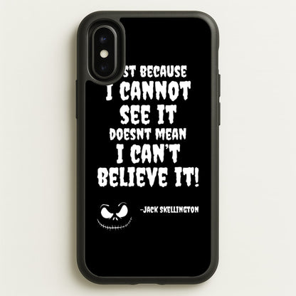 TNBC - Jack Skellington  - Halloween Phone Case for iPhone X / XS