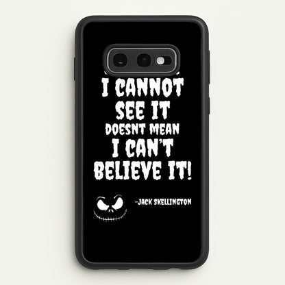 TNBC - Jack Skellington  - Halloween Phone Case for Galaxy S10e