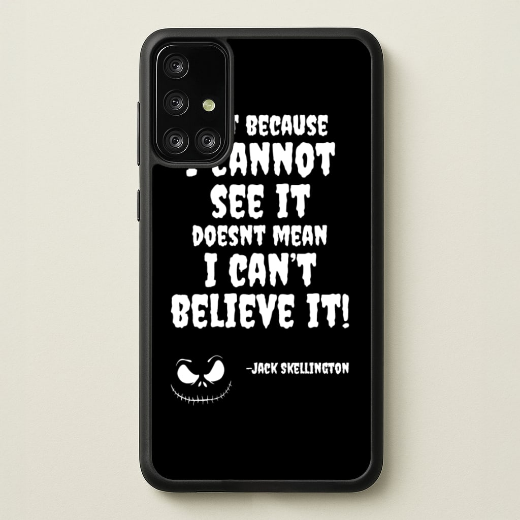 TNBC - Jack Skellington  - Halloween Phone Case for Galaxy A71