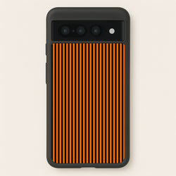 Orange & Black Stripe  - Halloween Phone Case for Google Pixel 7 Pro