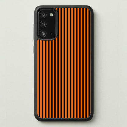 Orange & Black Stripe  - Halloween Phone Case for Galaxy Note 20