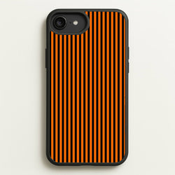 Orange & Black Stripe  - Halloween Phone Case for iPhone 6 Plus / 7 Plus / 8 Plus