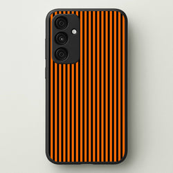 Orange & Black Stripe  - Halloween Phone Case for Galaxy A15