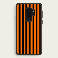 Orange & Black Stripe  - Halloween Phone Case for Galaxy S9 Plus