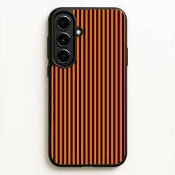 Orange & Black Stripe  - Halloween Phone Case for Galaxy A56