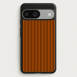 Orange & Black Stripe  - Halloween Phone Case for Google Pixel 9 / 9 Pro