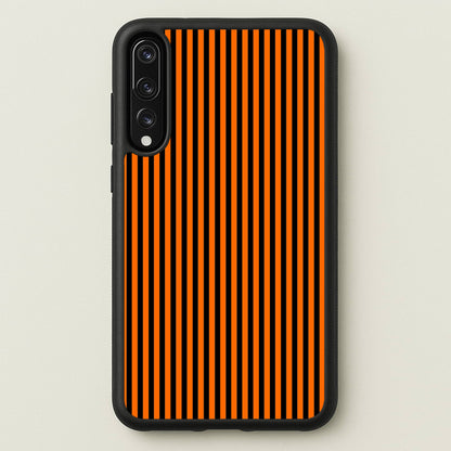 Orange & Black Stripe  - Halloween Phone Case for Huawei P20 Pro