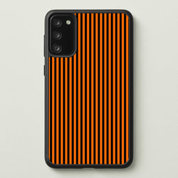 Orange & Black Stripe  - Halloween Phone Case for Galaxy S20