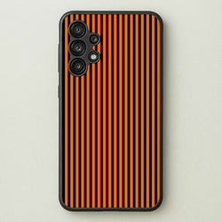 Orange & Black Stripe  - Halloween Phone Case for Galaxy A13