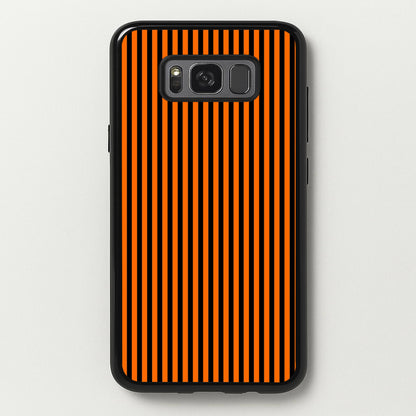 Orange & Black Stripe  - Halloween Phone Case for Galaxy S8 Plus