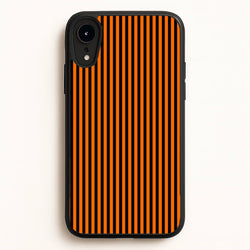 Orange & Black Stripe  - Halloween Phone Case for iPhone XR