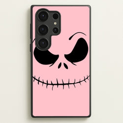 Pink Jack Skeleton  - Halloween Phone Case for Galaxy S25 Ultra