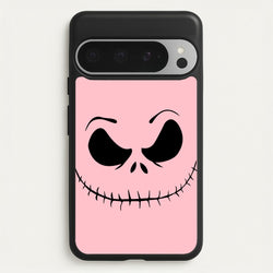 Pink Jack Skeleton  - Halloween Phone Case for Google Pixel 9 Pro XL