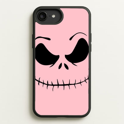 Pink Jack Skeleton  - Halloween Phone Case for iPhone 6 Plus / 7 Plus / 8 Plus