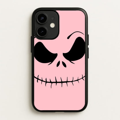 Pink Jack Skeleton  - Halloween Phone Case for iPhone 12 Mini