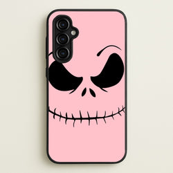 Pink Jack Skeleton  - Halloween Phone Case for Galaxy A54