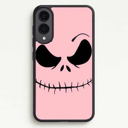 Pink Jack Skeleton  - Halloween Phone Case for Galaxy S25 Edge