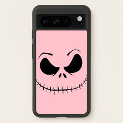 Pink Jack Skeleton  - Halloween Phone Case for Google Pixel 8 Pro