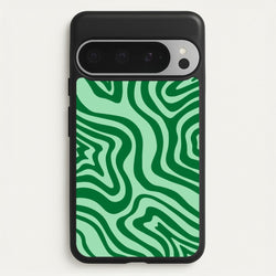 Green Abstract Halloween  - Halloween Phone Case for Google Pixel 9 Pro XL