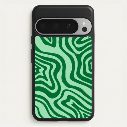Green Abstract Halloween  - Halloween Phone Case for Google Pixel 9 Pro XL