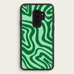 Green Abstract Halloween  - Halloween Phone Case for Galaxy S9 Plus