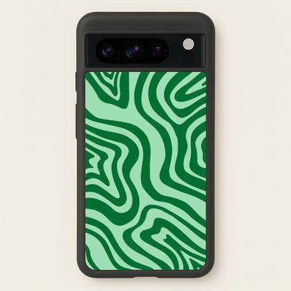 Green Abstract Halloween  - Halloween Phone Case for Google Pixel 8 Pro