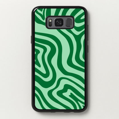 Green Abstract Halloween  - Halloween Phone Case for Galaxy S8