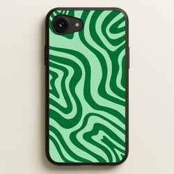 Green Abstract Halloween  - Halloween Phone Case for iPhone 16e