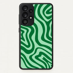 Green Abstract Halloween  - Halloween Phone Case for Galaxy A53