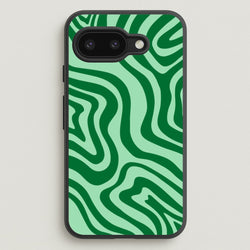 Green Abstract Halloween  - Halloween Phone Case for Google Pixel 9a