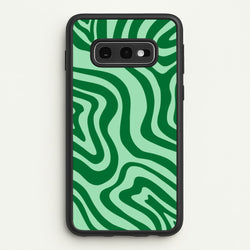 Green Abstract Halloween  - Halloween Phone Case for Galaxy S10e