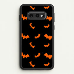 Orange Bat  - Halloween Phone Case for Galaxy S10e