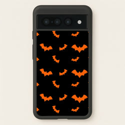 Orange Bat  - Halloween Phone Case for Google Pixel 7 Pro